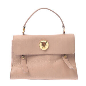 SAINT LAURENT Muse Two Bag Beige Calfskin Canvas Handbag